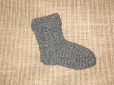 Zweite Nadelbindesocke